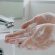 Image showing washing their hands at the bathroom sink